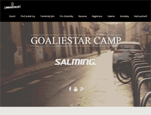 Tablet Screenshot of goaliestar.com